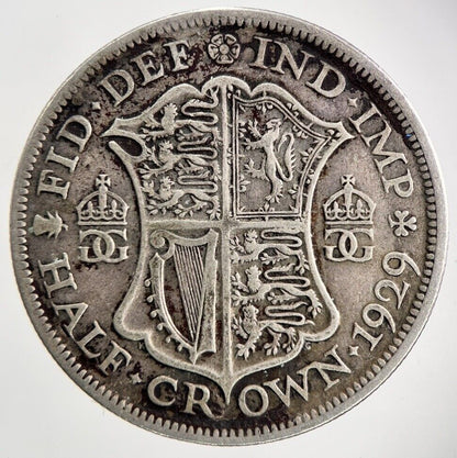 1929 George V Half - Crown Silver Coin | Collectable Grade