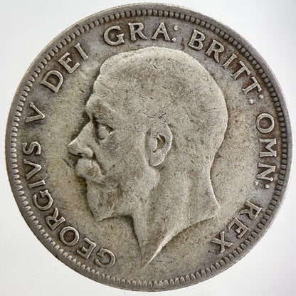 1932 George V Half - Crown Silver Coin | Fine Collectable Grade