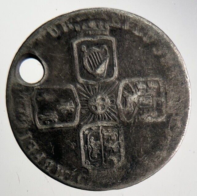 George II 2nd Sixpence Silver Coin | Collectable Grade | a4673