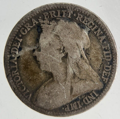 1900 Victoria Threepence Silver Coin | Collectable Grade