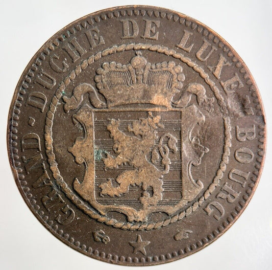 1855 Luxembourg 10 Centimes Coin | Collectable Grade