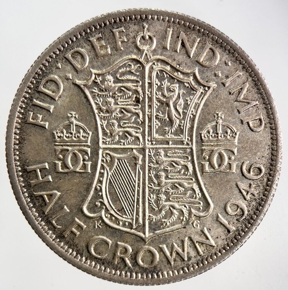 1946 George VI Silver Half - Crown Coin | Very High Grade