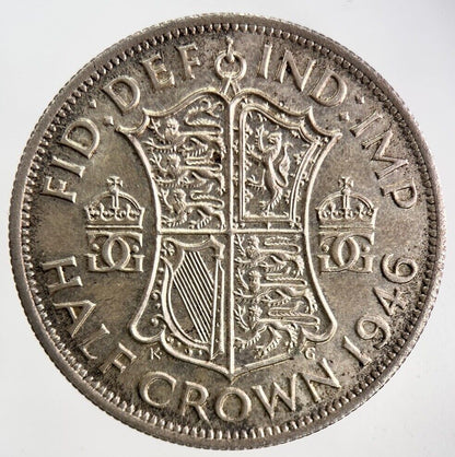1946 George VI Silver Half - Crown Coin | Very High Grade