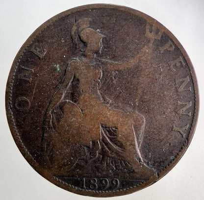 1899 Victoria One Penny Coin | Collectable Grade