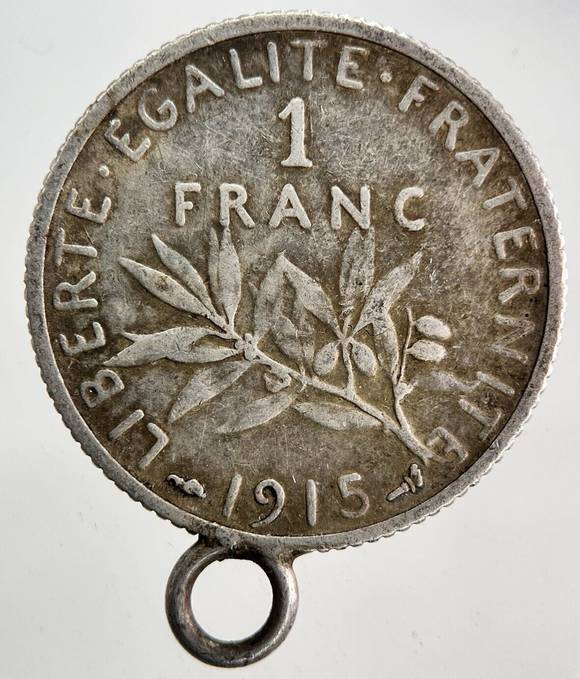 1915 France 1 Franc Silver Coin | Fine Collectable Grade