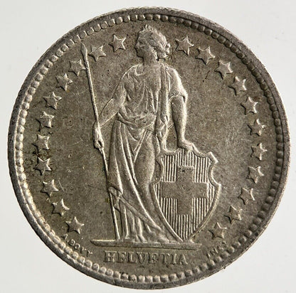 1962 Switzerland Swiss 1/2 Half Franc Silver Coin | Very High Grade