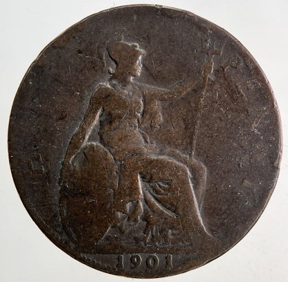 1901 Victoria Half - Penny Coin | Collectable Grade
