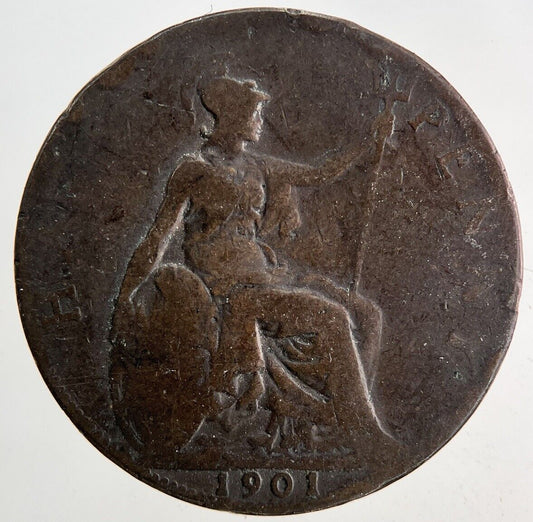 1901 Victoria Half - Penny Coin | Collectable Grade