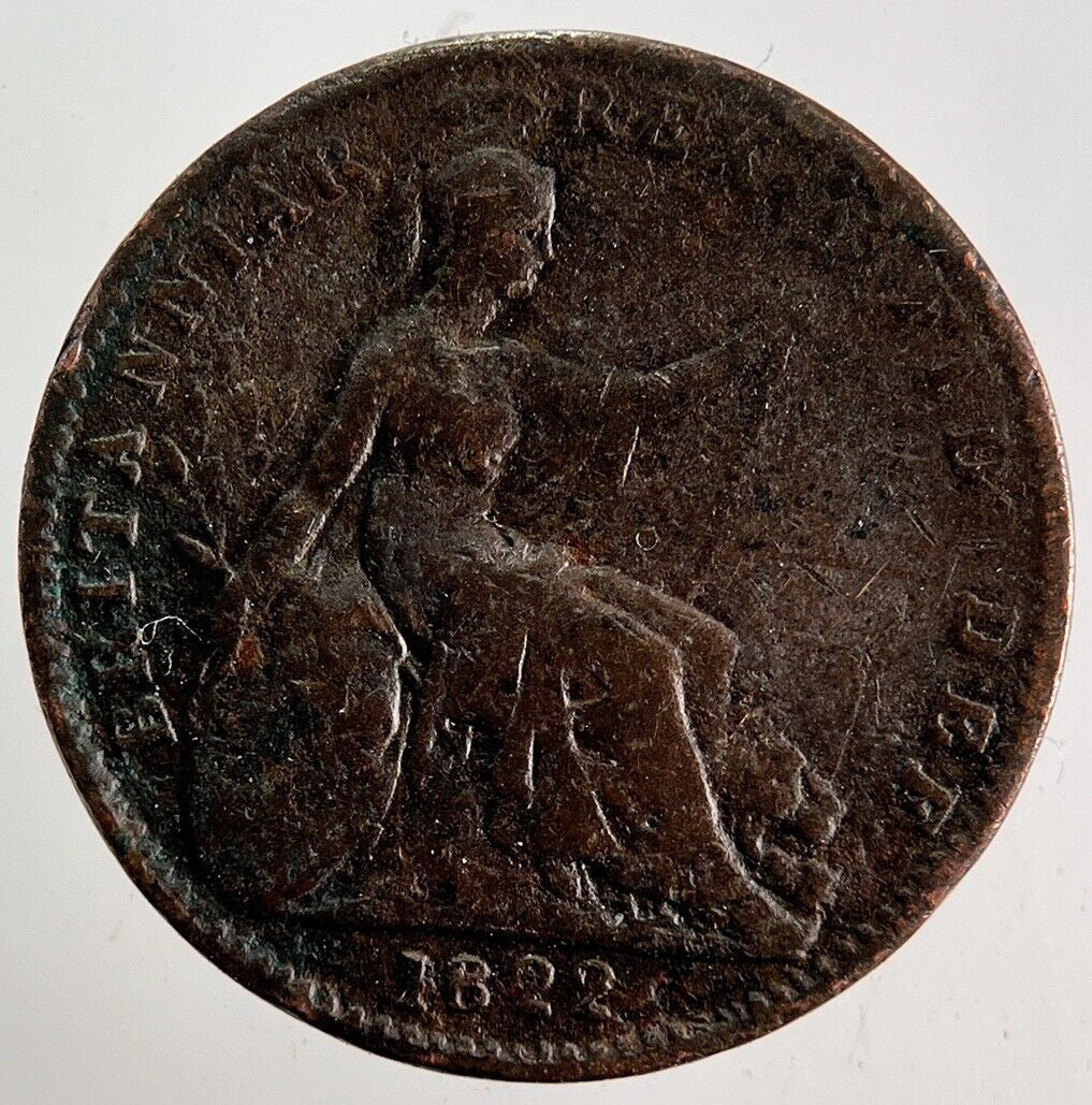 1822 George IV Farthing Coin | Collectable Grade