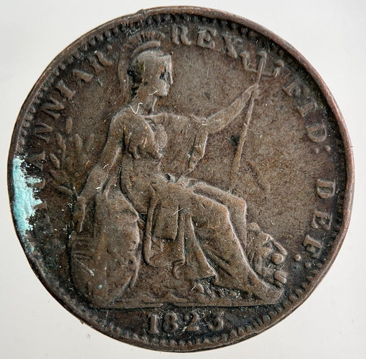 1823 George IV Farthing Coin | Fine Collectable Grade
