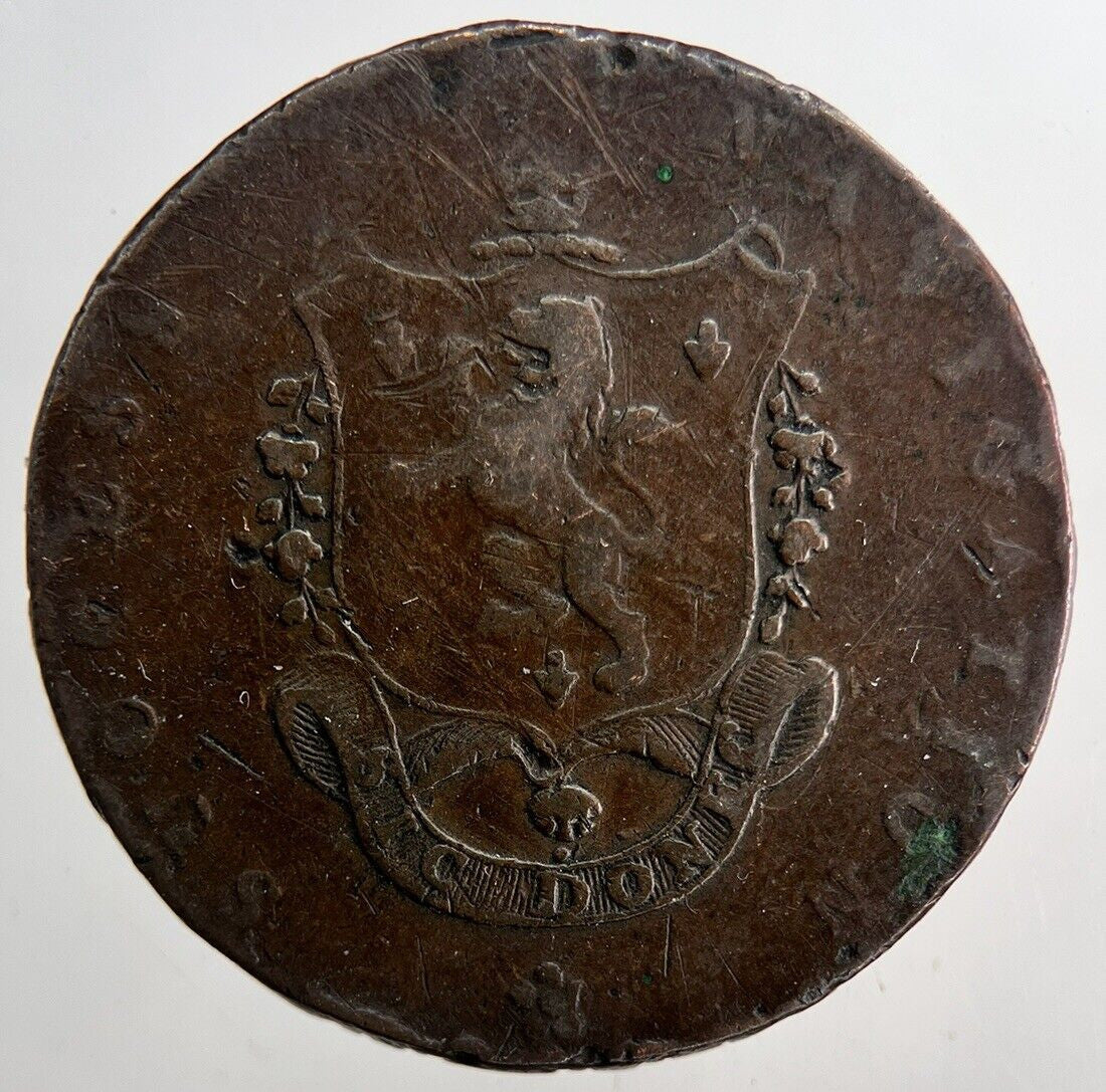 1793 Manchester Half - Penny Token Coin | Fine Collectable Grade | a6539