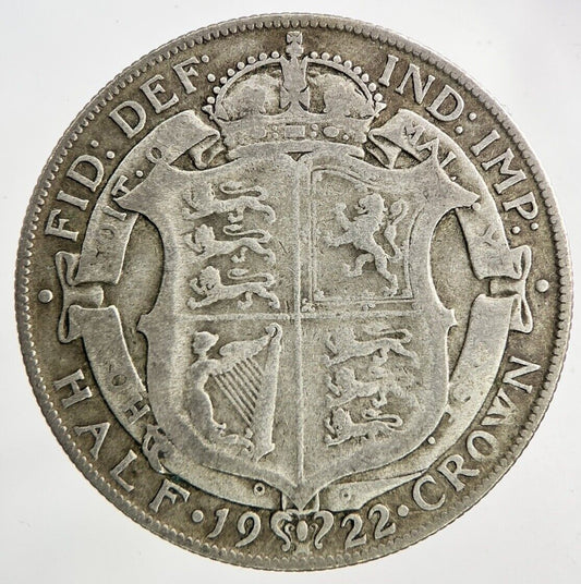 1922 George V Half-Crown Silver Coin | Collectable Grade