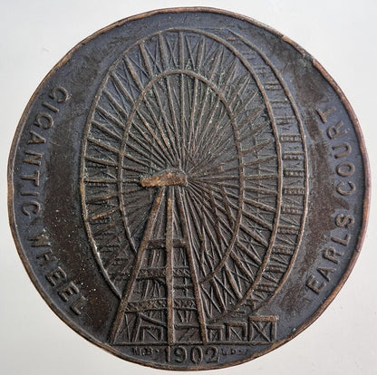 1902 Earls Court Gigantic Wheel Coin | Fine Collectable Grade | a5788