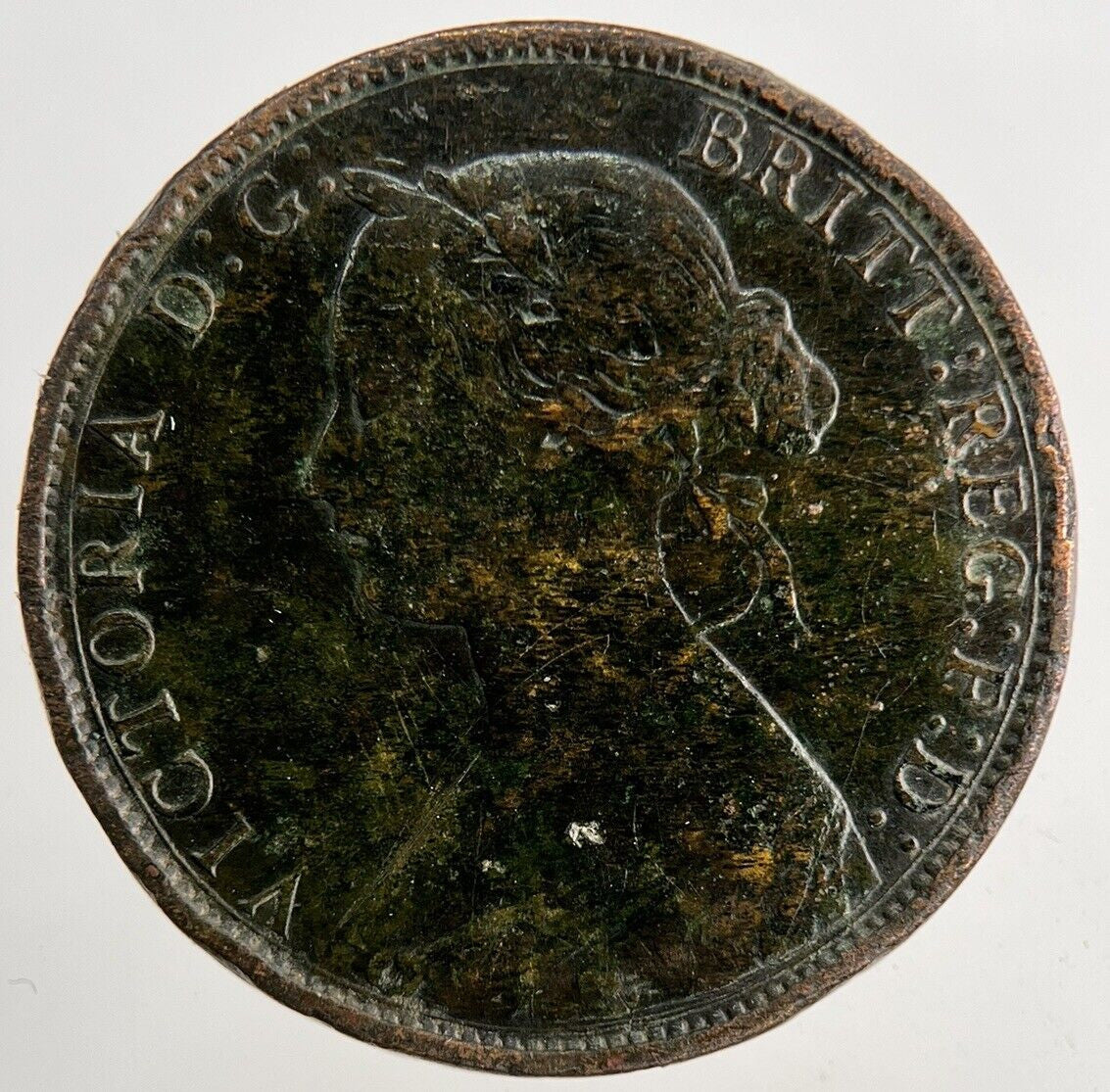 1862 Victoria Half - Penny Coin | Fine Collectable Grade