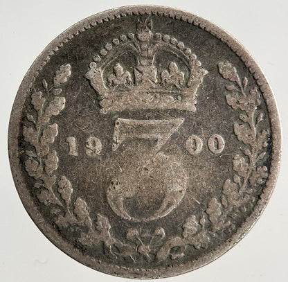 1900 Victoria Threepence Silver Coin | Collectable Grade