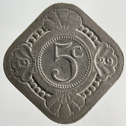 1929 Netherlands 5 Cent Coin | Fine Collectable Grade