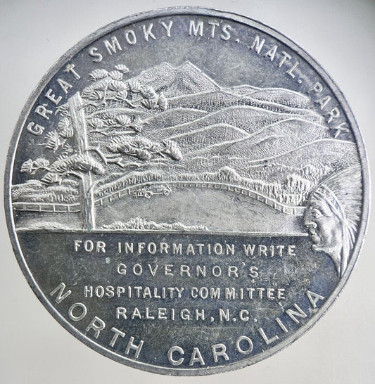 US North Carolina First Flight Smoky Mountains Coin | Very High Grade | a320