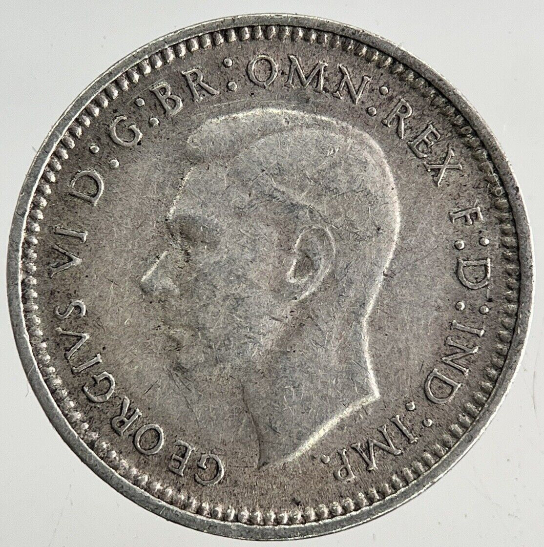 1939 Australia Threepence Silver Coin | Fine Collectable Grade