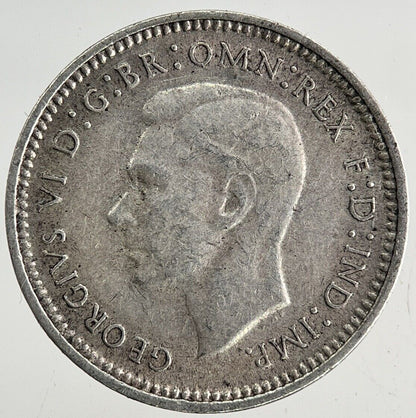 1939 Australia Threepence Silver Coin | Fine Collectable Grade