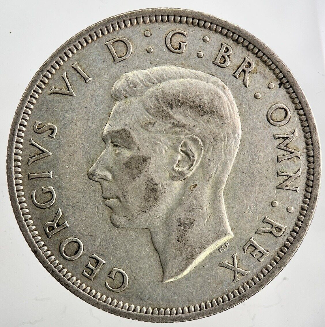 1939 George VI Half - Crown Silver Coin | Fine Collectable Grade