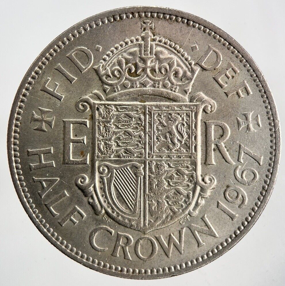 1967 Elizabeth II 2nd Half - Crown Coin | Fine Collectable Grade