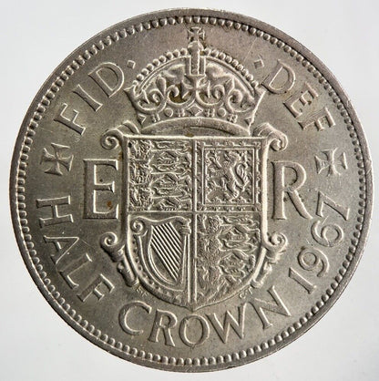1967 Elizabeth II 2nd Half - Crown Coin | Fine Collectable Grade