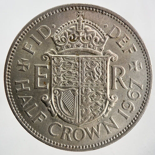 1967 Elizabeth II 2nd Half - Crown Coin | Fine Collectable Grade