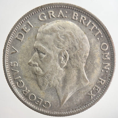 1929 George V Half - Crown Silver Coin | Fine Collectable Grade | a6319