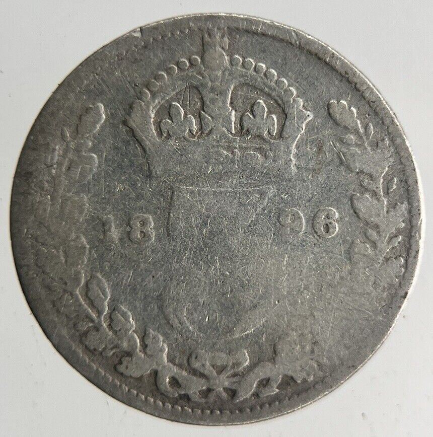 1896 Victoria Threepence Silver Coin | Collectable Grade