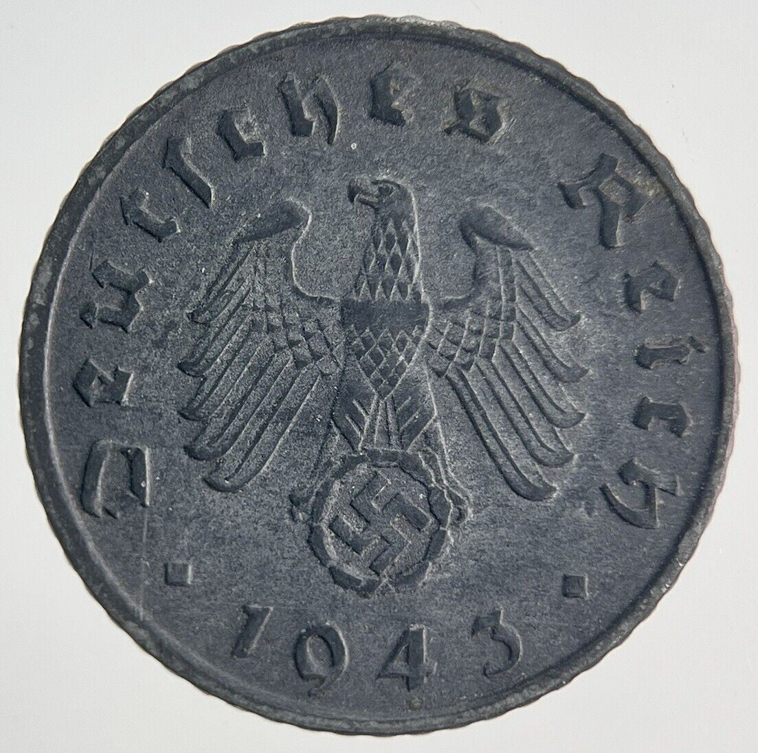 1943 - A Germany Nazi 5 Pfennig Coin | Fine Collectable Grade | a1903