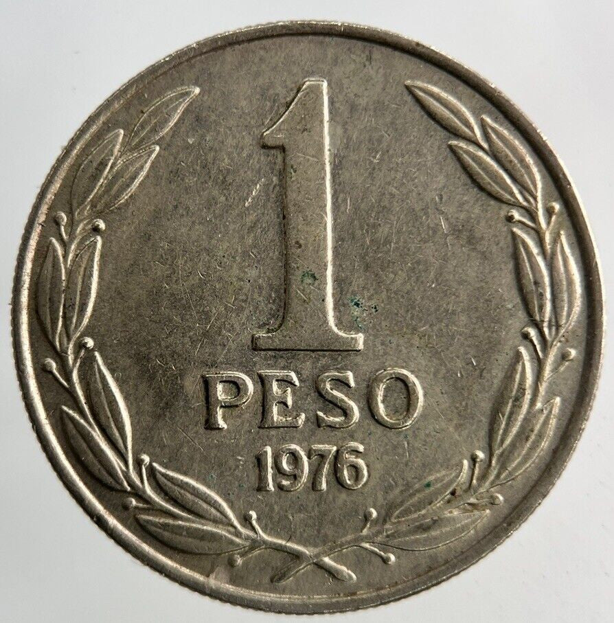 1976 Chile 1 Peso Coin | Fine Collectable Grade