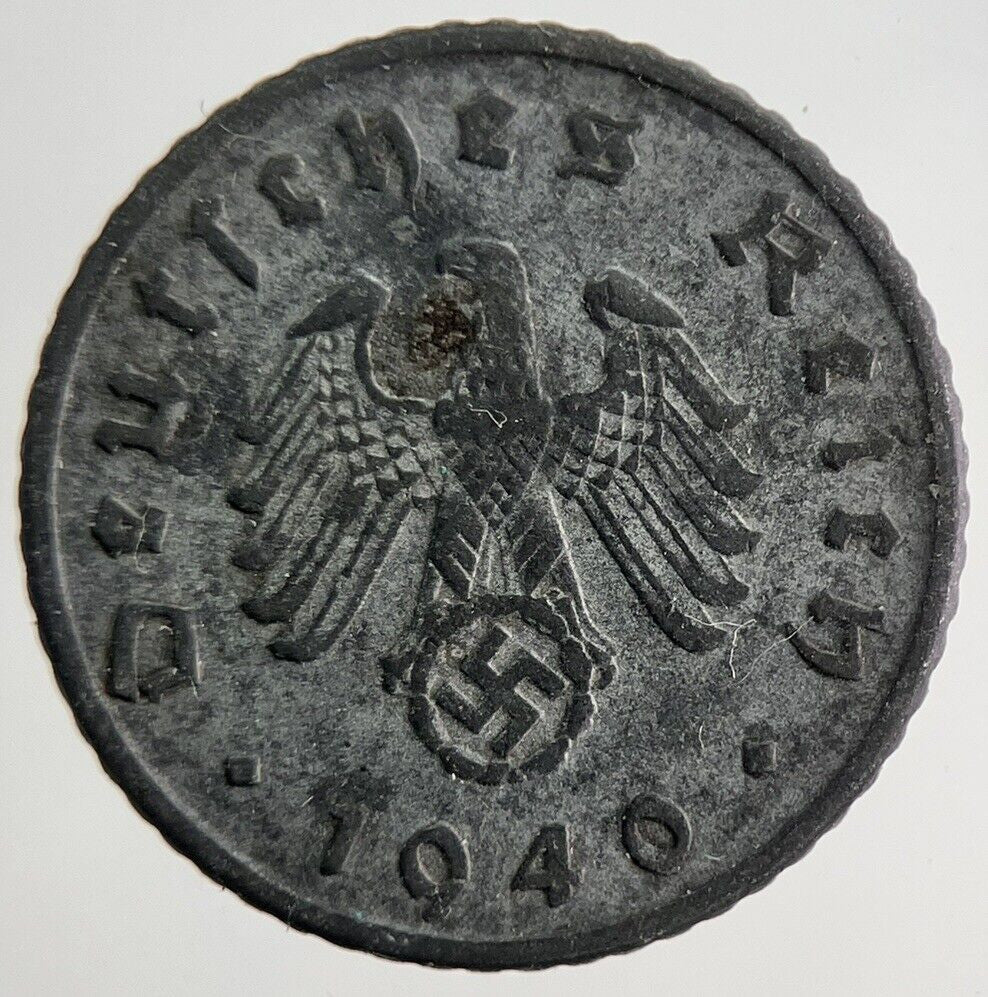 1940 Germany Nazi 5 Pfennig Coin | Very High Grade
