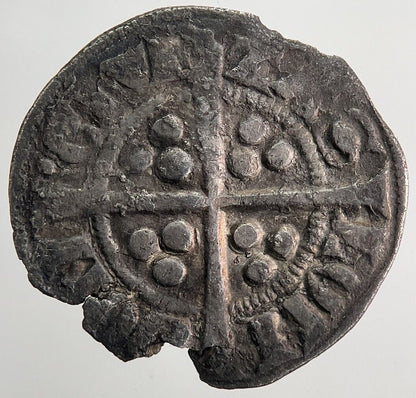 1272-1307 Edward I 1st Penny Hammered Silver Coin | Collectable Grade | a6101
