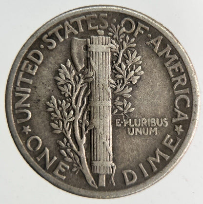 1942 USA US Mercury One Dime Silver Coin | Fine Collectable Grade