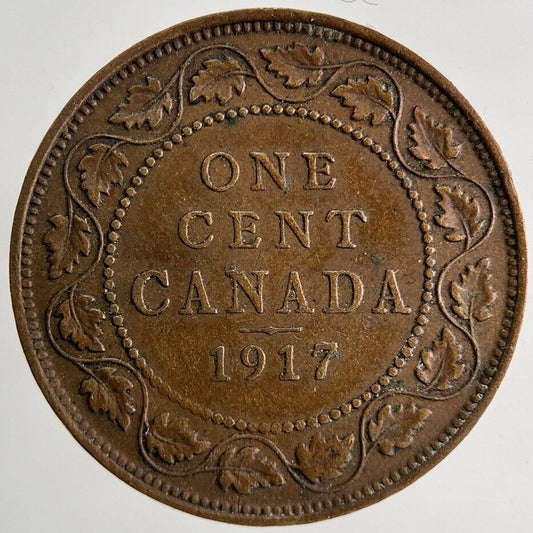 1917 Canada One Cent Coin | Fine Collectable Grade