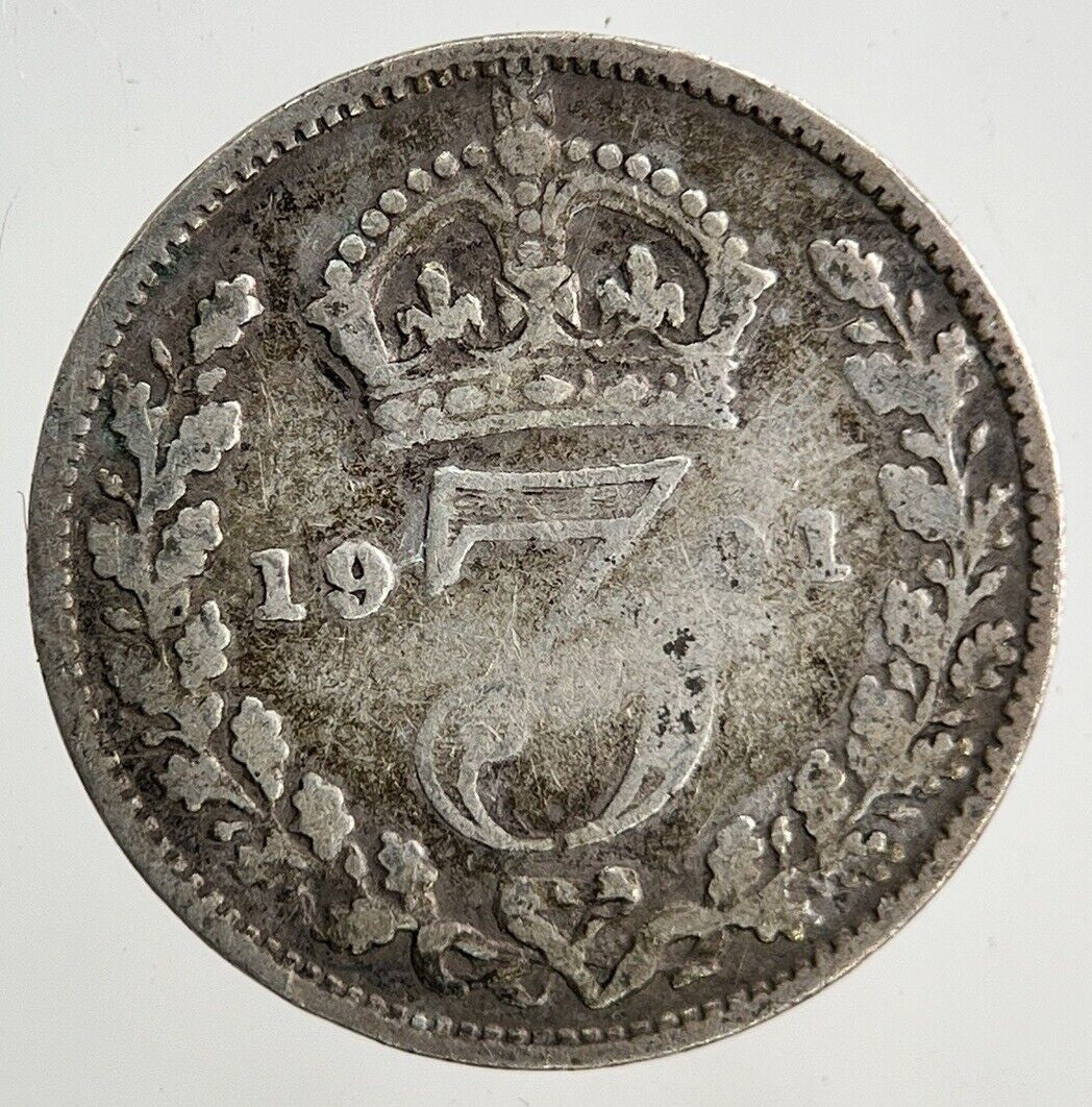 1901 Victoria Threepence Silver Coin | Collectable Grade