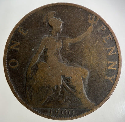 1900 Victoria One Penny Coin | Fair Grade
