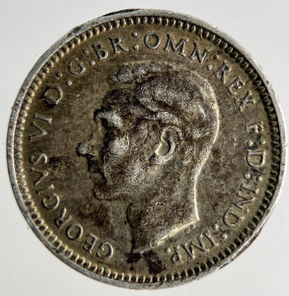 1942 Australia Threepence Silver Coin | Fine Collectable Grade