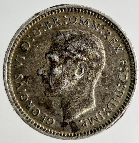 1942 Australia Threepence Silver Coin | Fine Collectable Grade