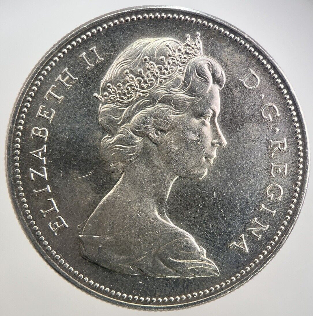1966 Canadian 1 One Dollar Silver Coin | Very High Grade | a2263
