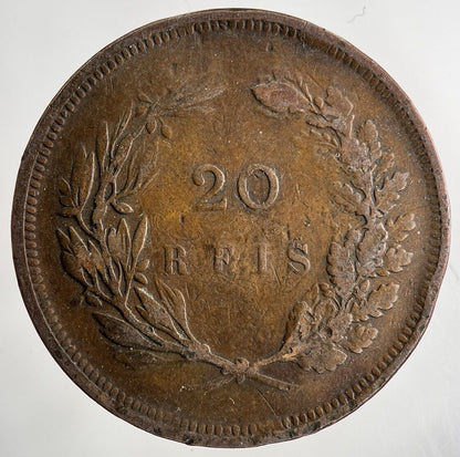 1892 Portugal XX 20 Reis Coin | Fine Collectable Grade