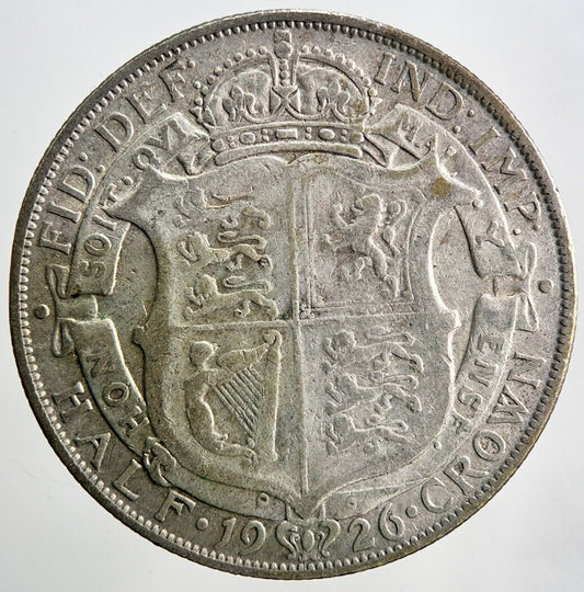 1926 George V Half - Crown Silver Coin | Collectable Grade | a3408