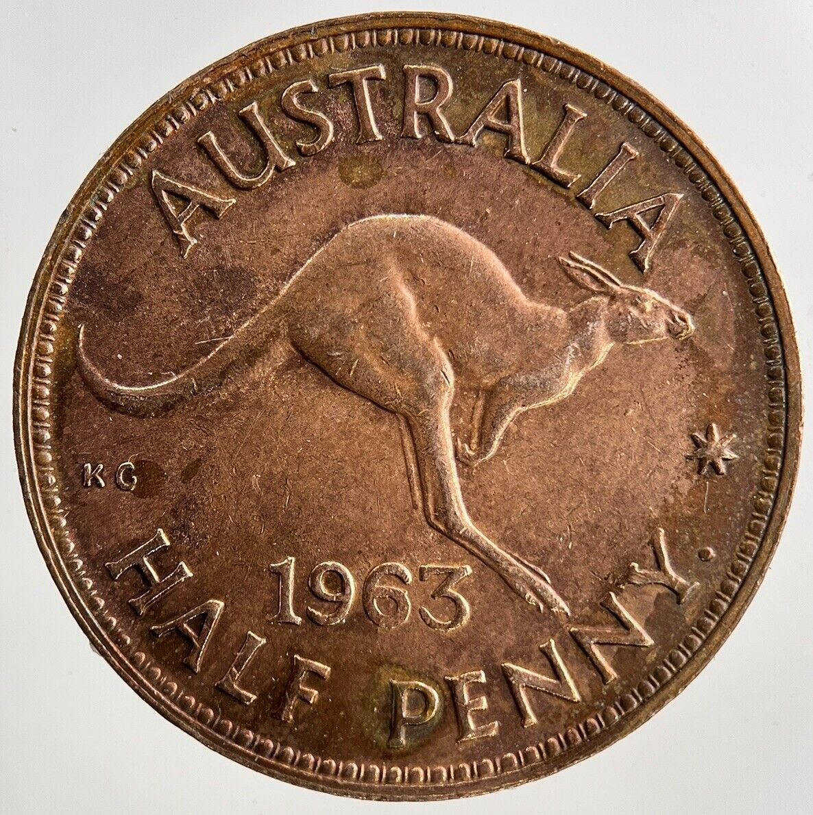 1963 Australia Half - Penny Coin | Fine Collectable Grade