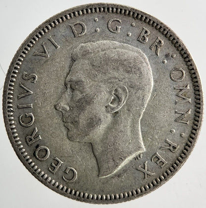 1943 George VI Shilling Silver Coin | Fine Collectable Grade