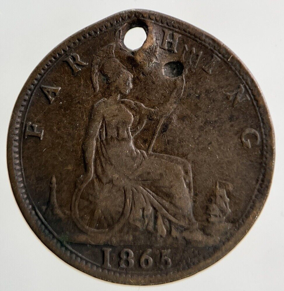 1865 Victoria Farthing Coin | Collectable Grade