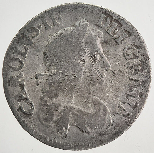 1683 Charles II 2nd Maundy Threepence Silver Coin | Collectable Grade | a6103