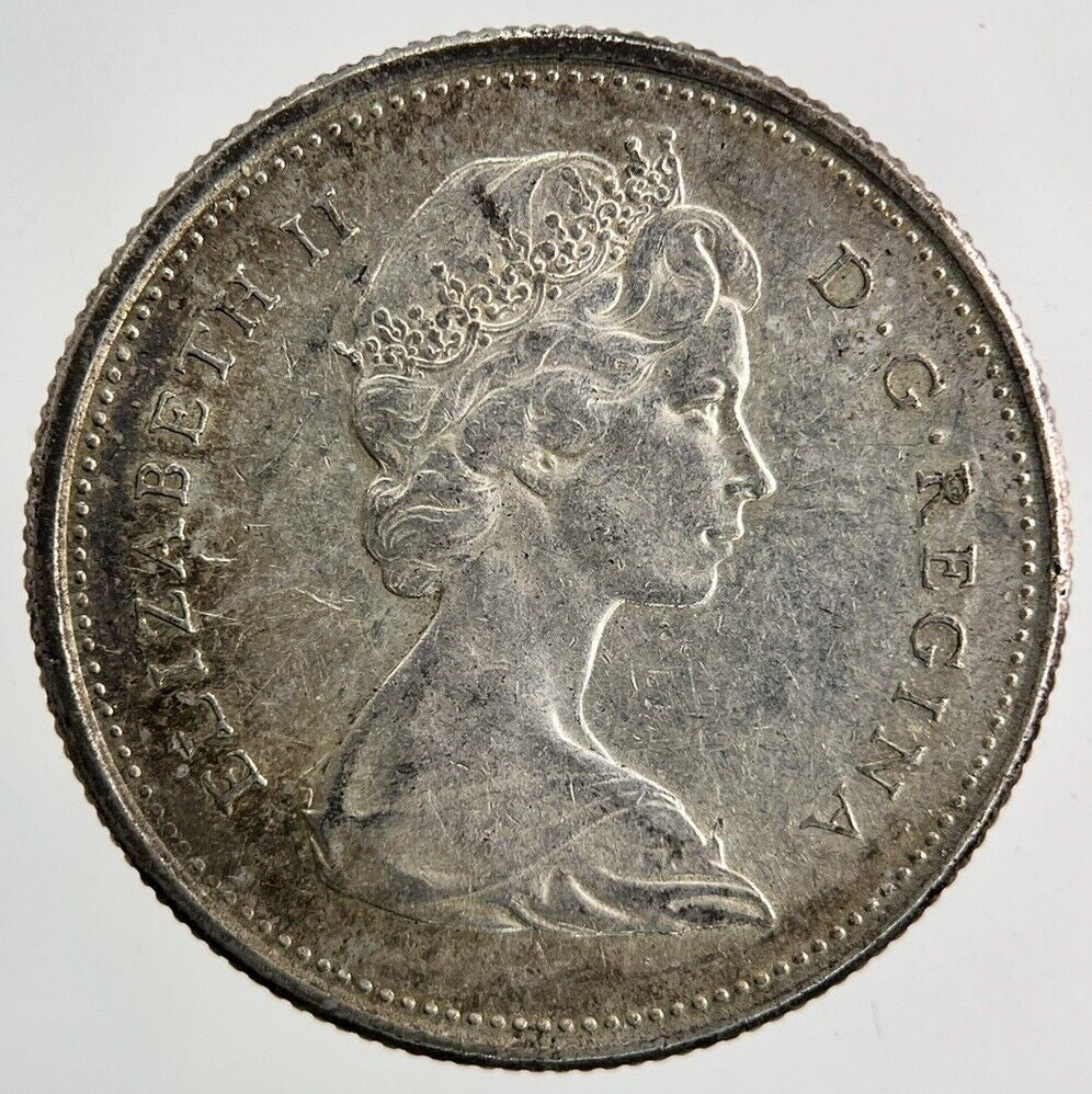 1967 Canada 25 Cents Silver Coin | Fine Collectable Grade