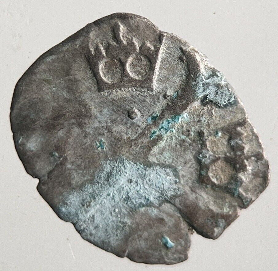 Old Medieval Crusades Hammered Cross Silver Coin | Collectable Grade | a4407