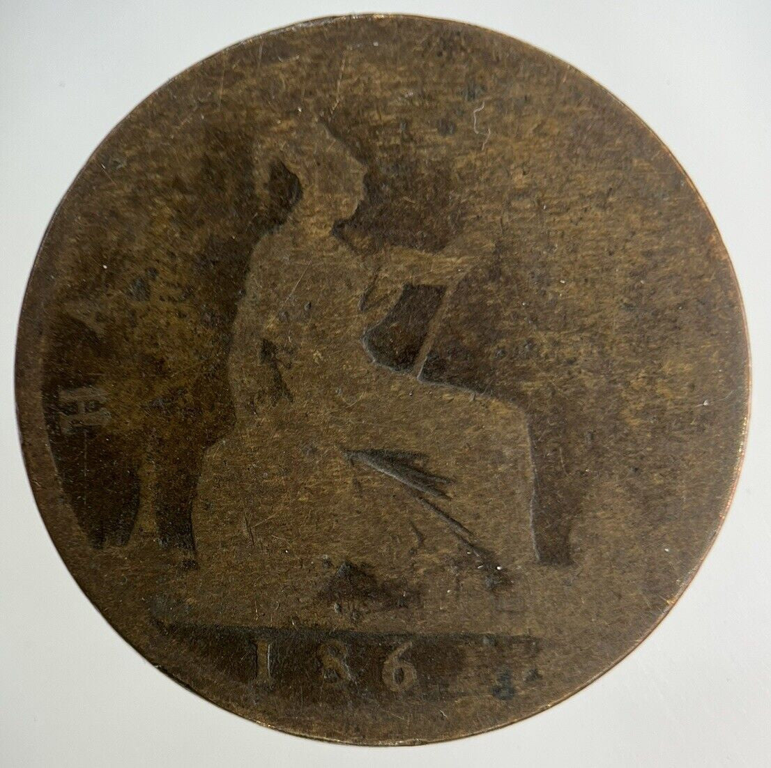 1862 Victoria Half - Penny Coin | Collectable Grade