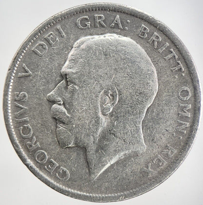 1918 George V Half - Crown Silver Coin | Collectable Grade